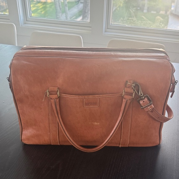 Rare Vintage Hartmann Luggage Belting Leather XL Duffel Bag